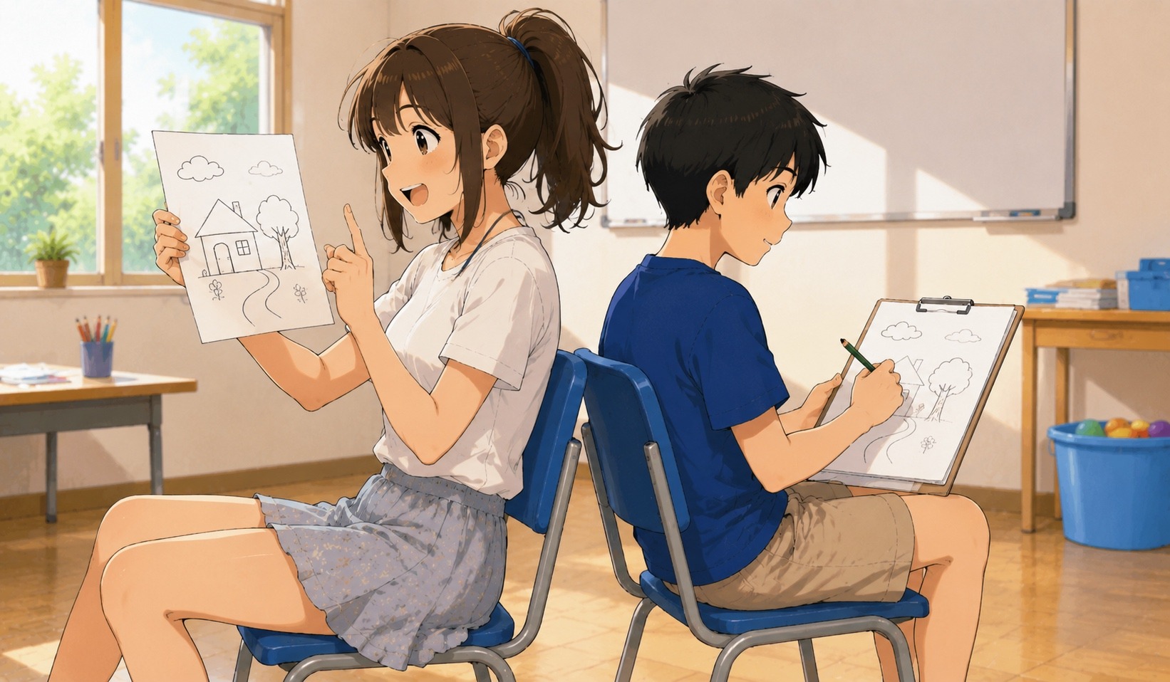 合作遊戲 – 你講我畫．有問有答，畫畫的辦法！