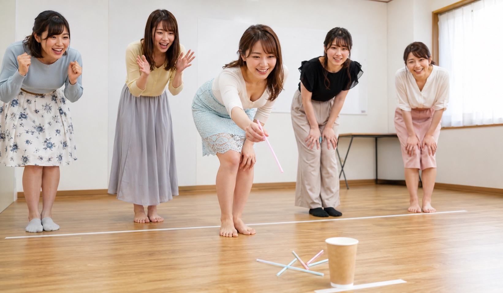 百發百中｜4至5人吸管投杯合作遊戲