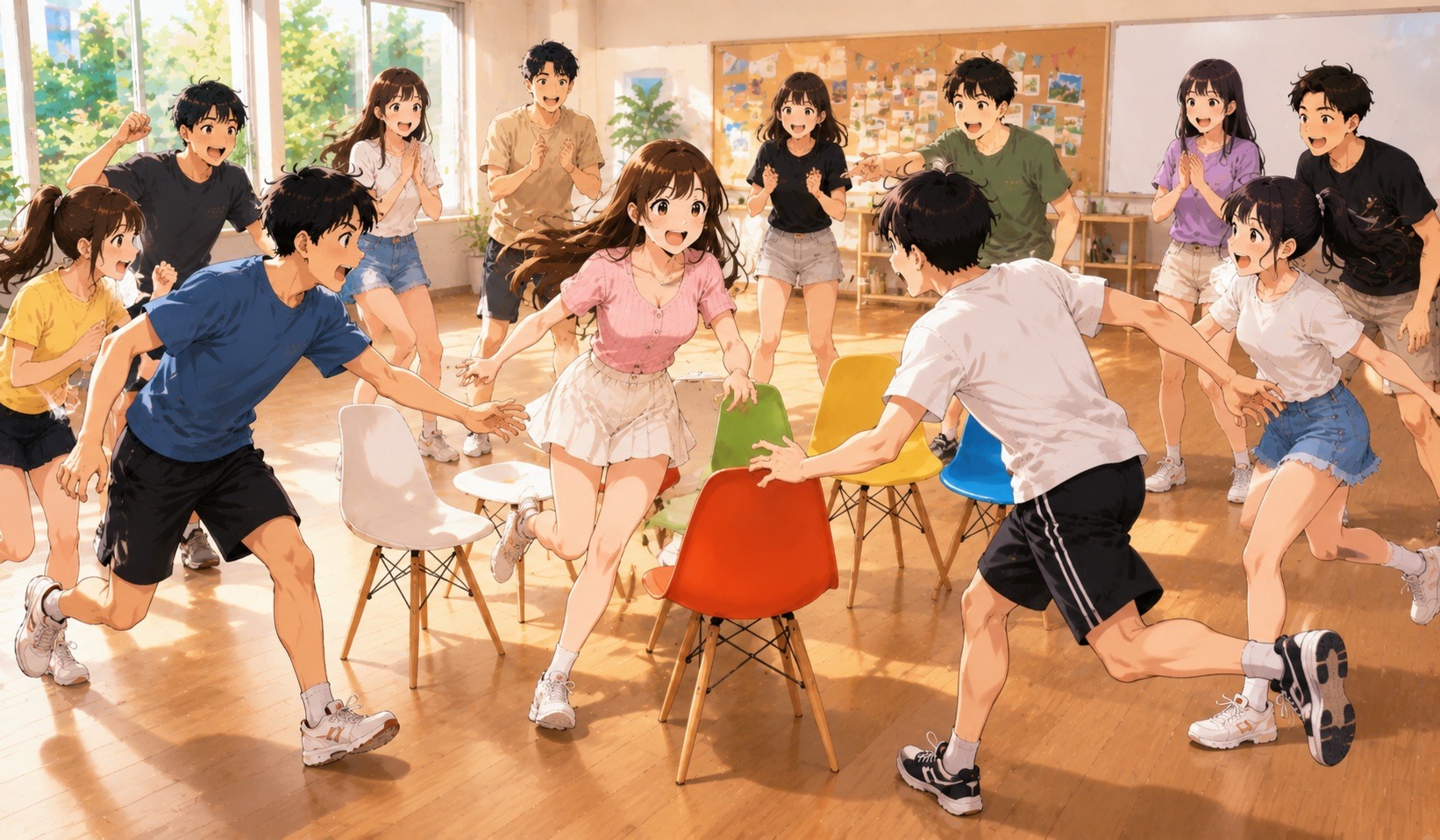 參加者進行數字合照破冰合作遊戲