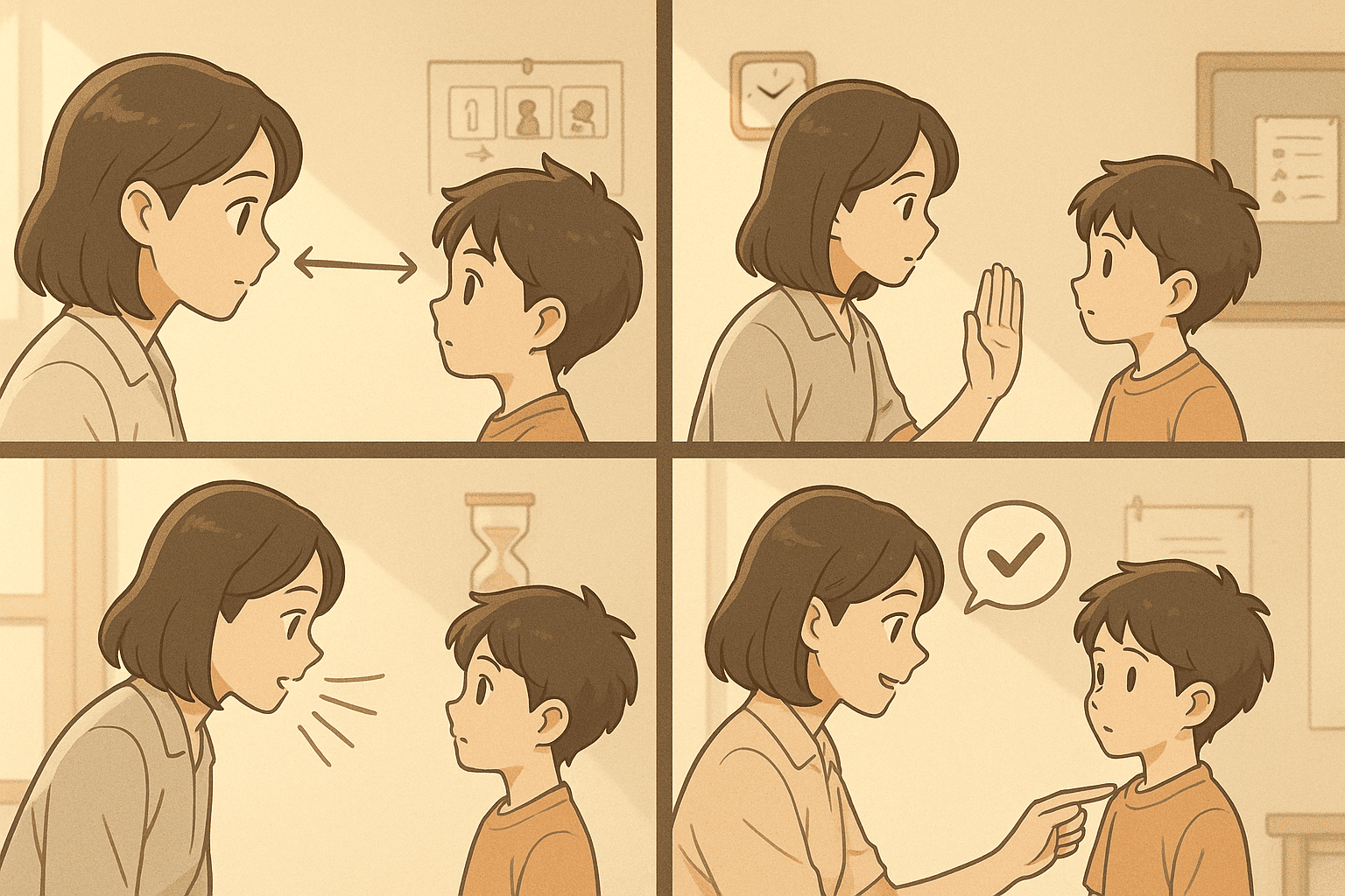 # 帶領技巧｜「多通道溝通階梯」：由輕到重，清楚而不打擾