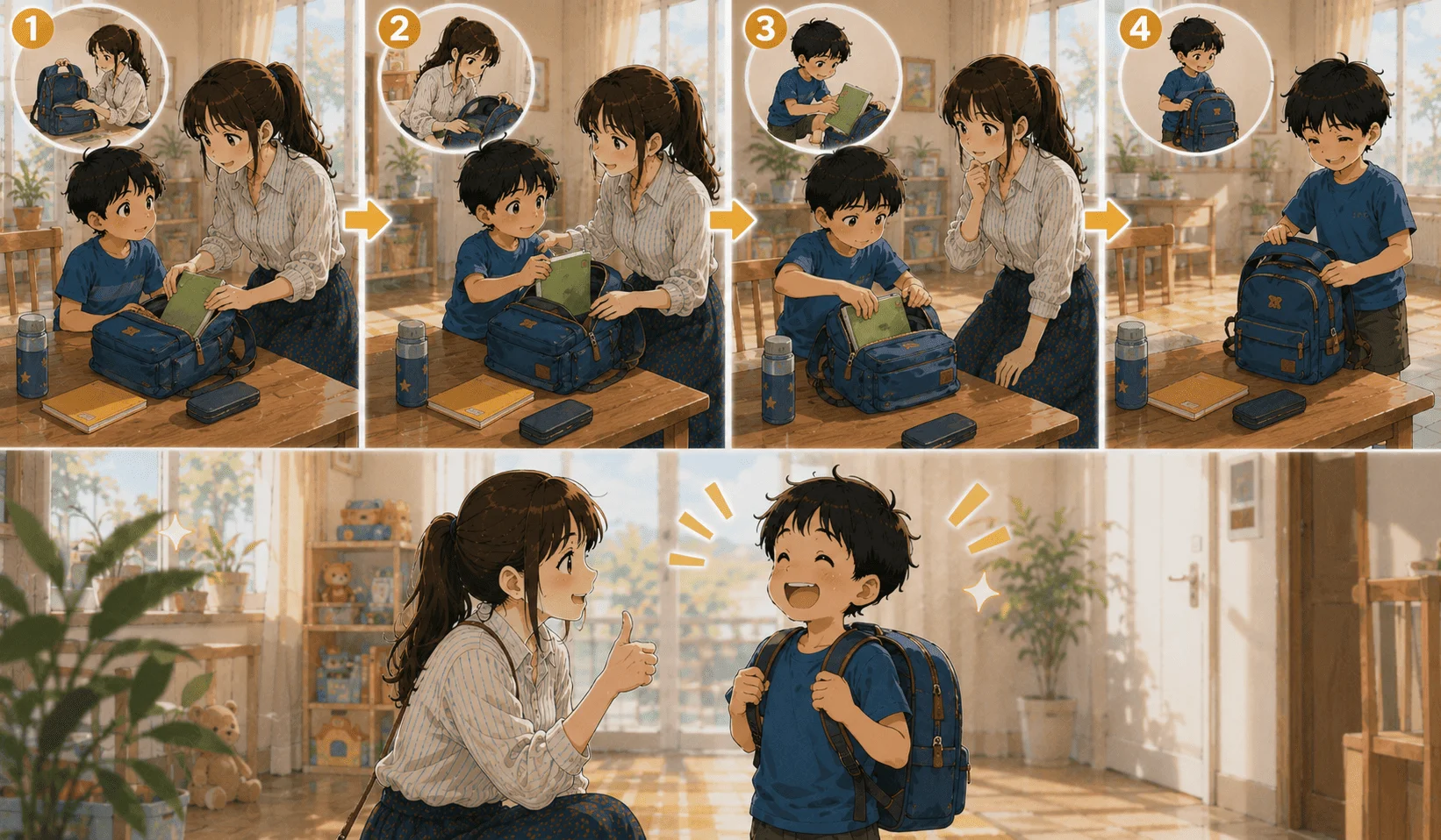 親子管教 - 如何讓孩子由被照顧慢慢走向自理：家長可以逐步退後