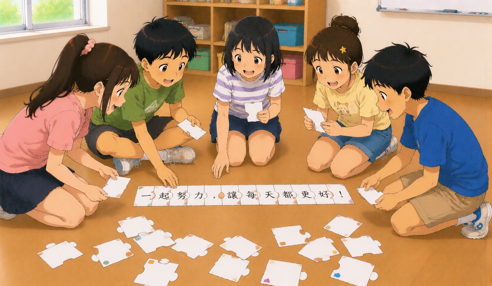 拼句接力｜小組溝通與合作訓練遊戲
