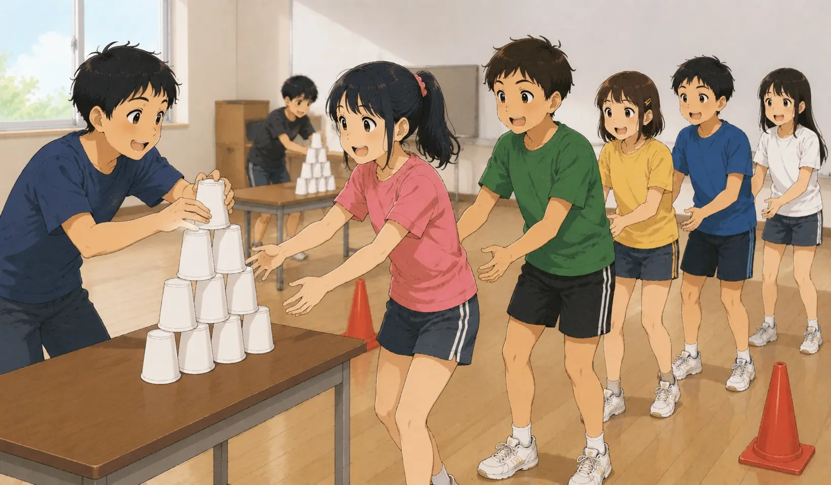 杯塔接力｜團體遊戲帶領方案