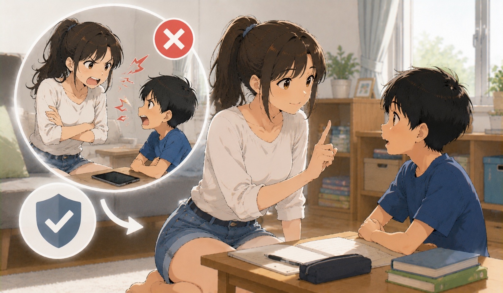 讓後果回到規則，不要變成親子吵架