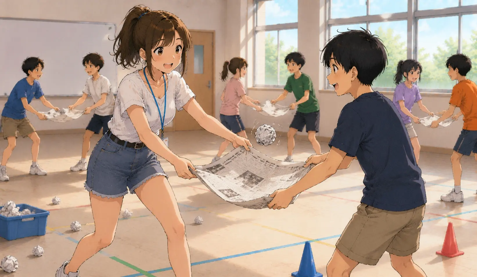 報紙接球｜團體遊戲帶領方案