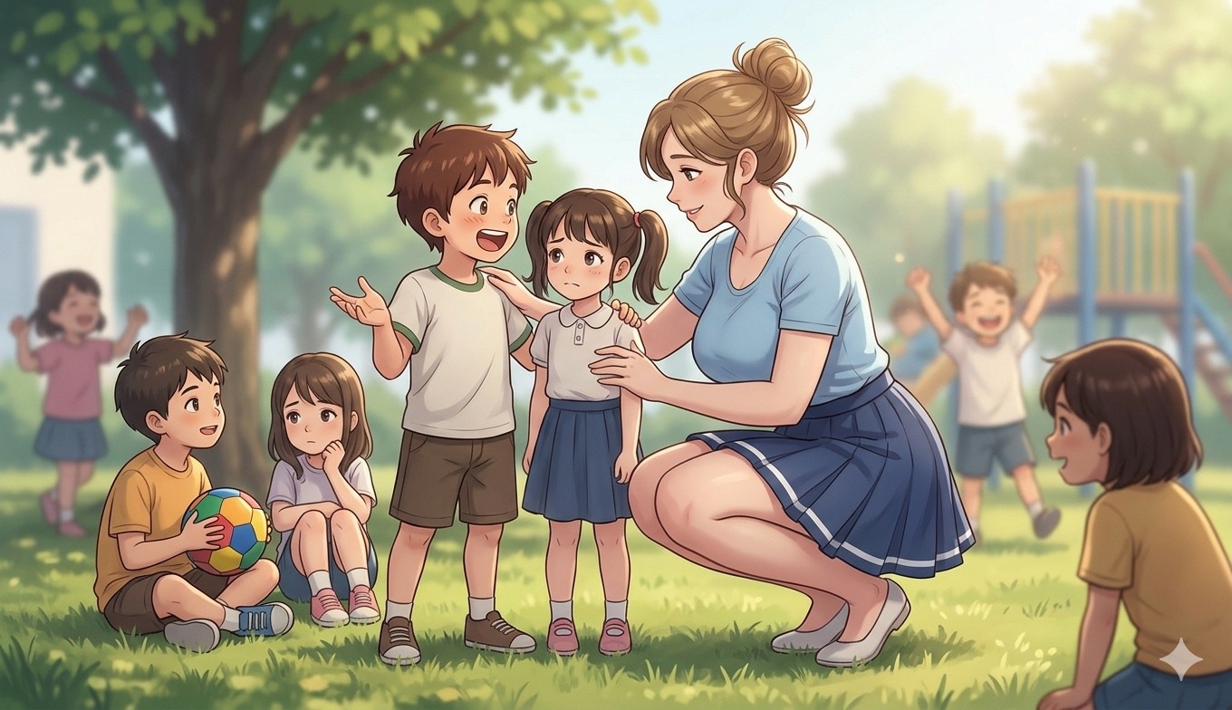 同理與互動理解支援型：孩子需要學會看見別人的感受